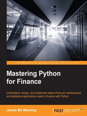 cover image of Mastering Python for Finance